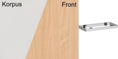 Lichtgrau Buche Metallsockel