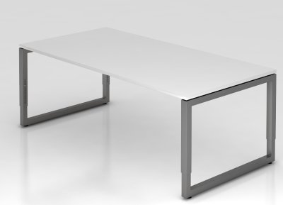 Schreibtisch Riesa 180 cm Lichtgrau