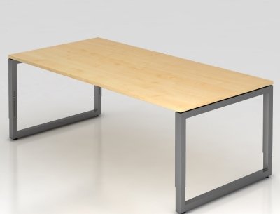 Schreibtisch Riesa 200x100 cm Ahorn