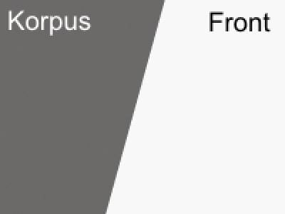 Anstell-Schiebetürenschrank TEN 80 cm Sichtrückwand