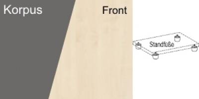 Schiebetürenschrank TEN 2 OH 160 cm Sichtrückwand