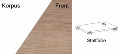 Büro Schrankwand Master K6 240 cm breit Sichtrückwand