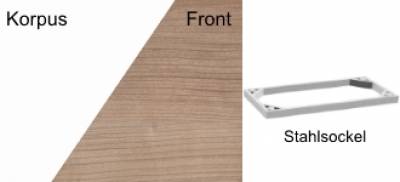 Büro Schrankwand Master K1 240 cm breit Sichtrückwand