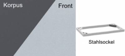 Büro Schrankwand Master K1 240 cm breit Sichtrückwand