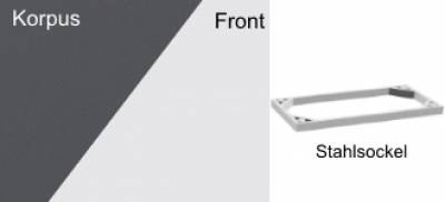 Büro Schrankwand Master K7 400 cm breit Sichtrückwand