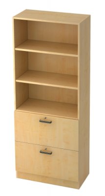 Aktenschrank Klassik Hängeregister Ahorn