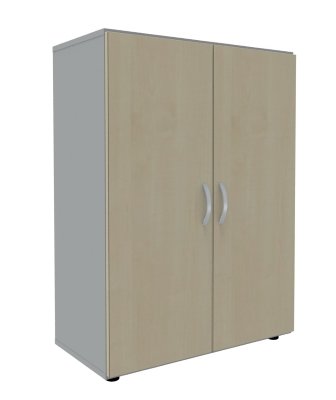 Aktenschrank Mega 3 OH Lichtgrau-Ahorn