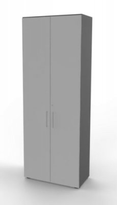 Büroschrank VH9 6 OH 80 cm Grafit-Lichtgrau