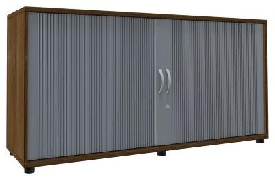 Anstell-Querrollladenschrank TEN 2 OH, 160 cm Nussbaum