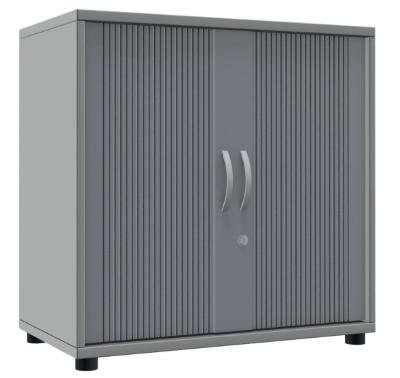 Anstell-Querrollladenschrank TEN 2 OH, 80 cm Lichtgrau