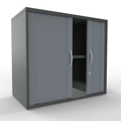 Anstell-Querrollladenschrank TEN 2 OH, 80 cm Onyx-Grau