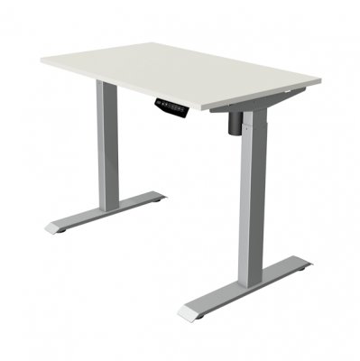 Beistelltisch KM1M el. Weiß-Silber