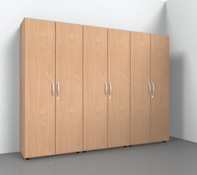 Schrankreihe 3385 Buche 240 cm breit