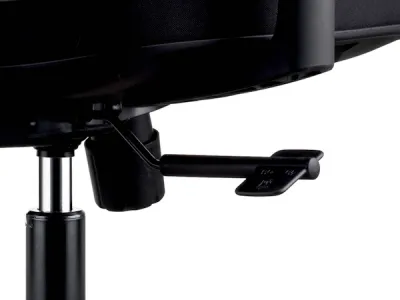 Bürodrehstuhl Basic mit hohem Netzrücken Detail Mechanik