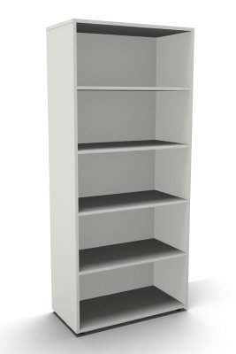 Aktenregal Mega 80 cm breit 5 OH Weiss