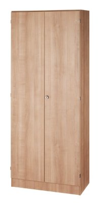 Büroschrank abschließbar Klassik 5 Ordnerhöhen Nussbaum