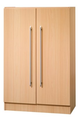 Büroschrank Aktenschrank Multi 3 Ordnerhöhen Buche