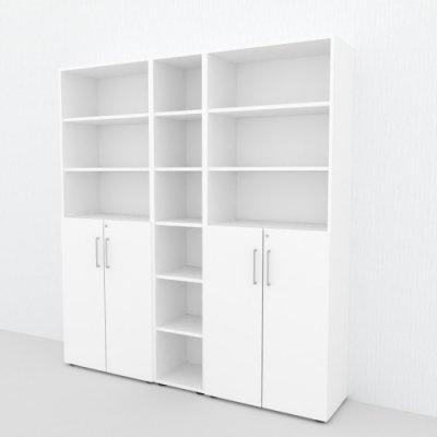 Büro Schrankwand VH95 Weiss