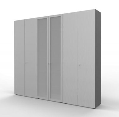 Schrankreihe Master K5 Grafit-Silber