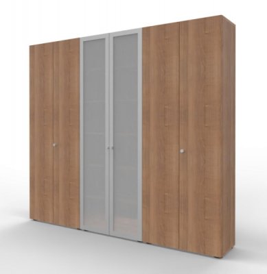 Schrankreihe Master K5 Nussbaum