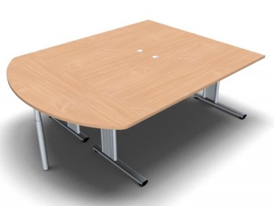 Doppelarbeitsplatz S19 Buche
