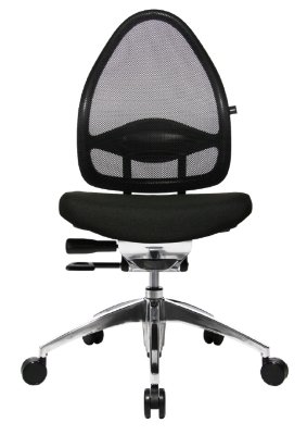 Bürodrehstuhl 13-45 Design-Drehstuhl ohne Armlehnen