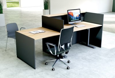 Empfangstheke up & down Innenansicht