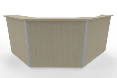 Empfangstheke Solid 200 x 180 cm Ahorn