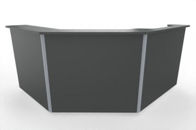 Empfangstheke Solid 200 x 180 cm Onyx