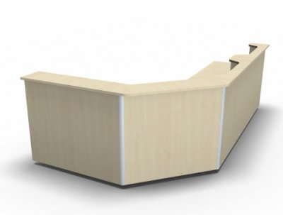 Empfangstheke Solid 320x200 cm Ahorn