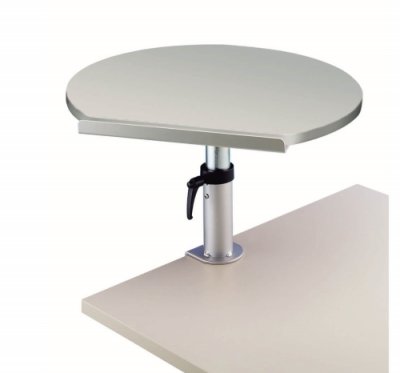 Ergonomisches Tischpult mit Klemmfuß MAUL grau