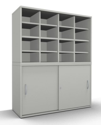 Fächerschrank TEN 120 cm weiss
