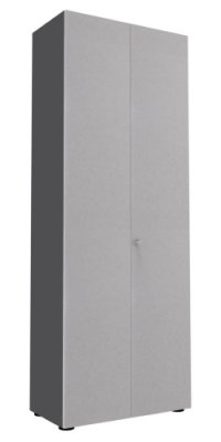 Garderobenschrank Master 6 Ordnerhöhen Graphit/silber
