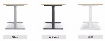 Gestellfarben Schreibtische Elevate