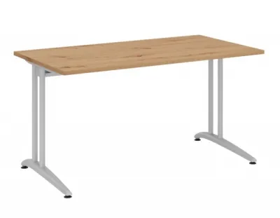 Schreibtisch 140 x 80 cm Dekor Asteiche