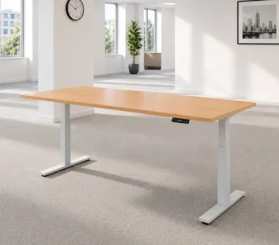 Ergonomischer Schreibtisch 200 x 80 cm Milieuabbildung