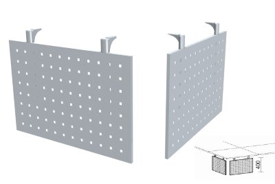 Knieraumblende System G für Volleckplatten