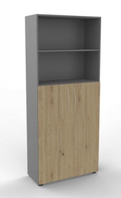 Kombischrank Basis Grafit-Asteiche