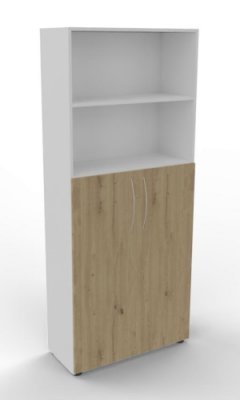 Kombischrank Basis Weiss-Asteiche