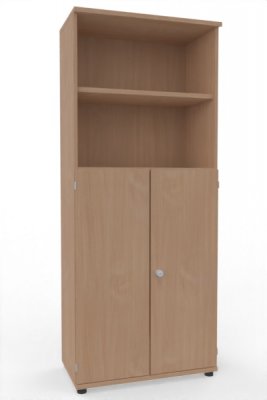 Kombischrank K2 TEN 5 Ordnerhöhen 80 cm breit Buche