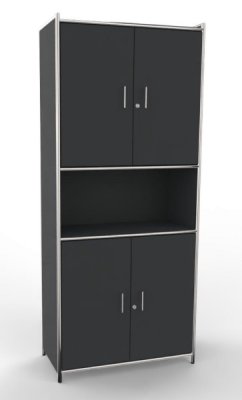 Kombischrank Artline 5 OH anthrazit