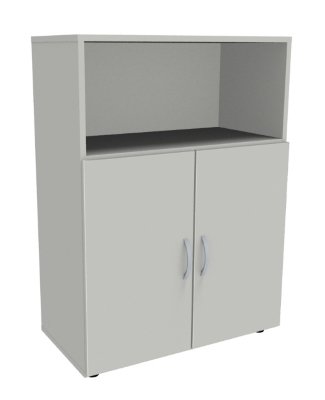 Kombischrank Mega 3 OH Türen 2 OH Weiss