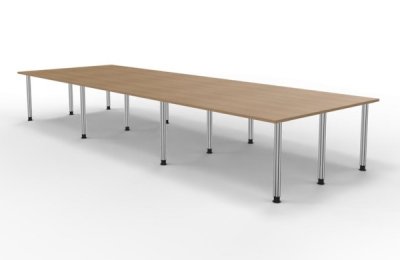 Konferenztisch 320 x 160 cm  für 16-18 Personen Eiche