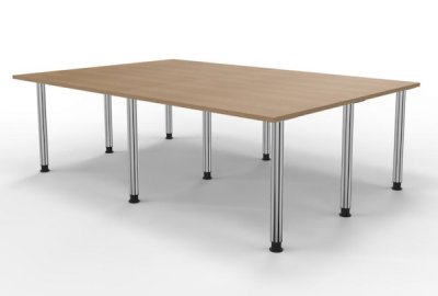 Konferenztisch 240 x 160 cm rechteckig Eiche