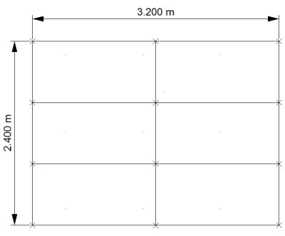 Konferenztisch 320 x 240 cm Stellfäche