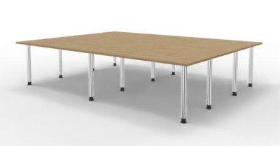 Konferenztisch 320 x 240 cm  für 14-16 Personen Asteiche