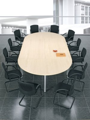 Meetingtisch Mega 320 cm Stellbeispiel