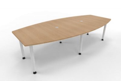 Konferenztisch Multi 280x130cm Eiche-Weiß
