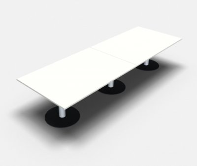 Meetingtisch TEN 360 cm Weiss