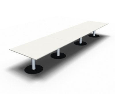 Konferenztisch TEN 540 cm Weiss